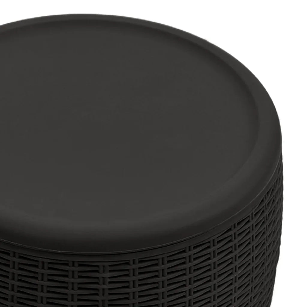 Contenitore da Giardino 4 in 1 Polipropilene Nero CFW2252381