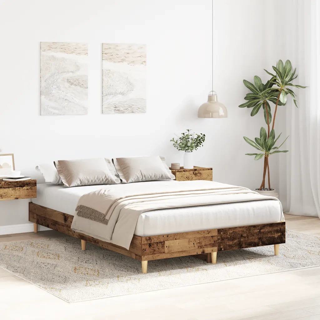 Giroletto senza Materasso Legno Antico 120x200 cm in Truciolato 861037