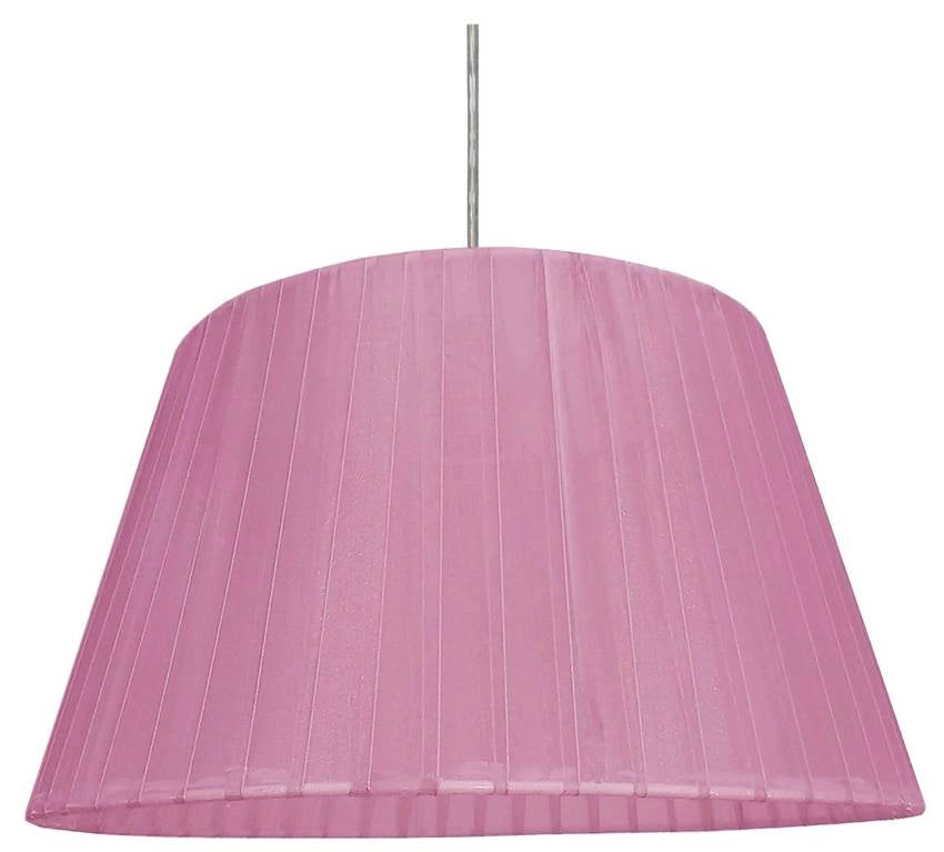 Lampada a sospensione Candellux Tiziano viola Ø37 E27