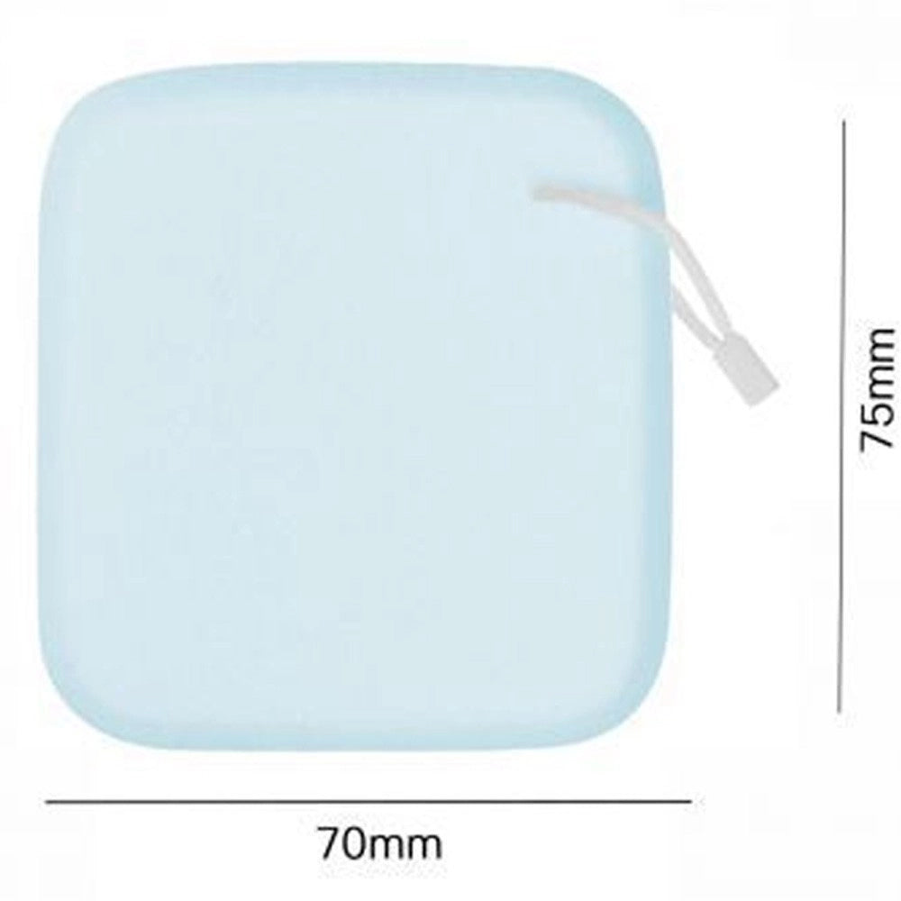 Trade Shop - 4pz Spugne Detergenti Per Pulizia Viso Make Up Dischetti Struccanti 70x75 Mm -