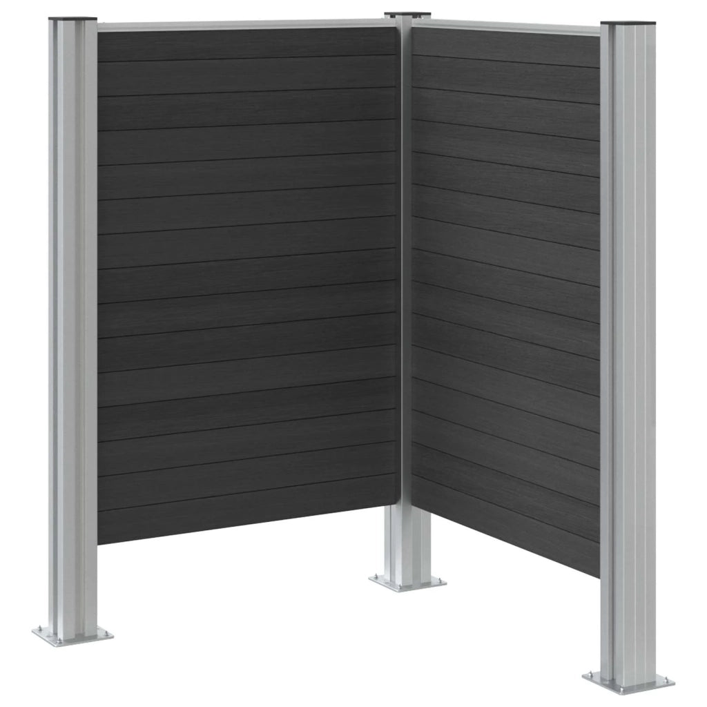 Recinzione Contenitore per Rifiuti Grigio 85 x 85 x 115 cm