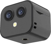 Camera Wi-Fi a doppia direzione, intercom a batteria incorporata e base magnetica, adatta per uso interno ed esterno.