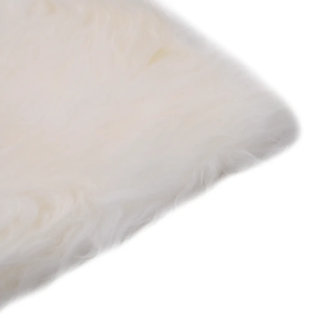 Cuscini per Sedie 2 pz | Cuscini per sedie Bianco 40x40cm in Vera Pelle di Montone