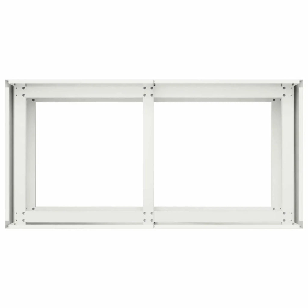 Vaso da giardino Bianco 80 x 40 x 60 cm 8005884