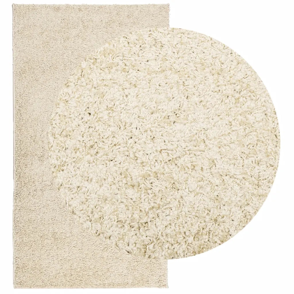 Tappeto Shaggy a Pelo Lungo Moderno Oro 60x110 cmcod mxl 114612