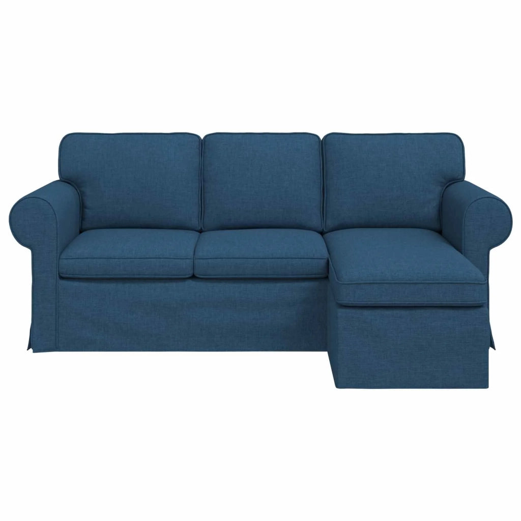 Divano Blu 195 x 138 x 80 cm Tessuto 42024333