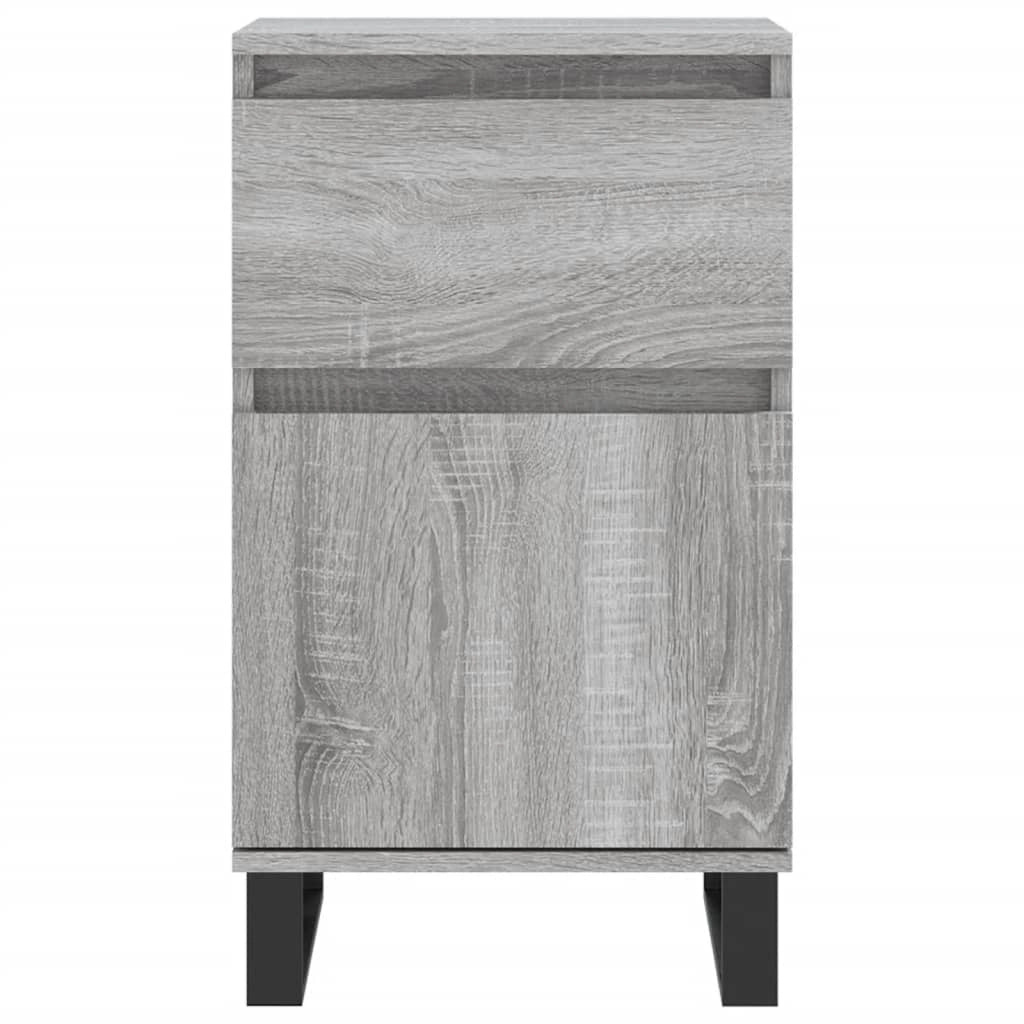 Buffet credenza cassettiera armadio mobile contenitore organizer cucina soggiorno Sonoma 40 x 35 x 70 cm legno ingegnerizzato grigio 02_0036357