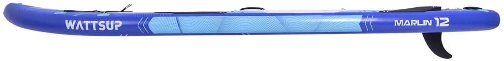 SUP Tavola Gonfiabile 365x84x15 cm con Pagaia Zaino e Accessori Wattsup Marlin Blu