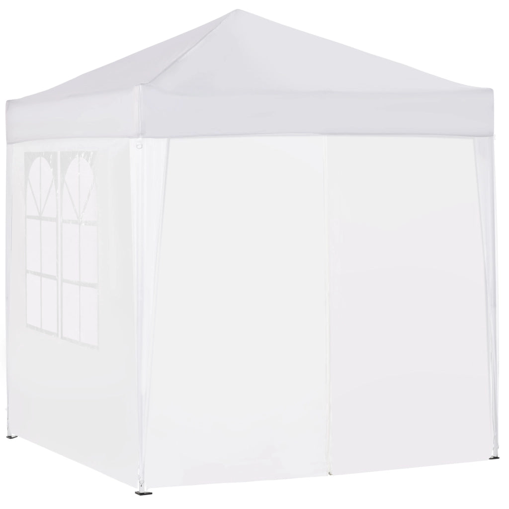 Gazebo pieghevole ¨C zephmum ¨C 2x2m bianco metallo