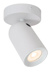 Faretto soffitto orientabile bianco 1xGU10 35W Lucide Punch