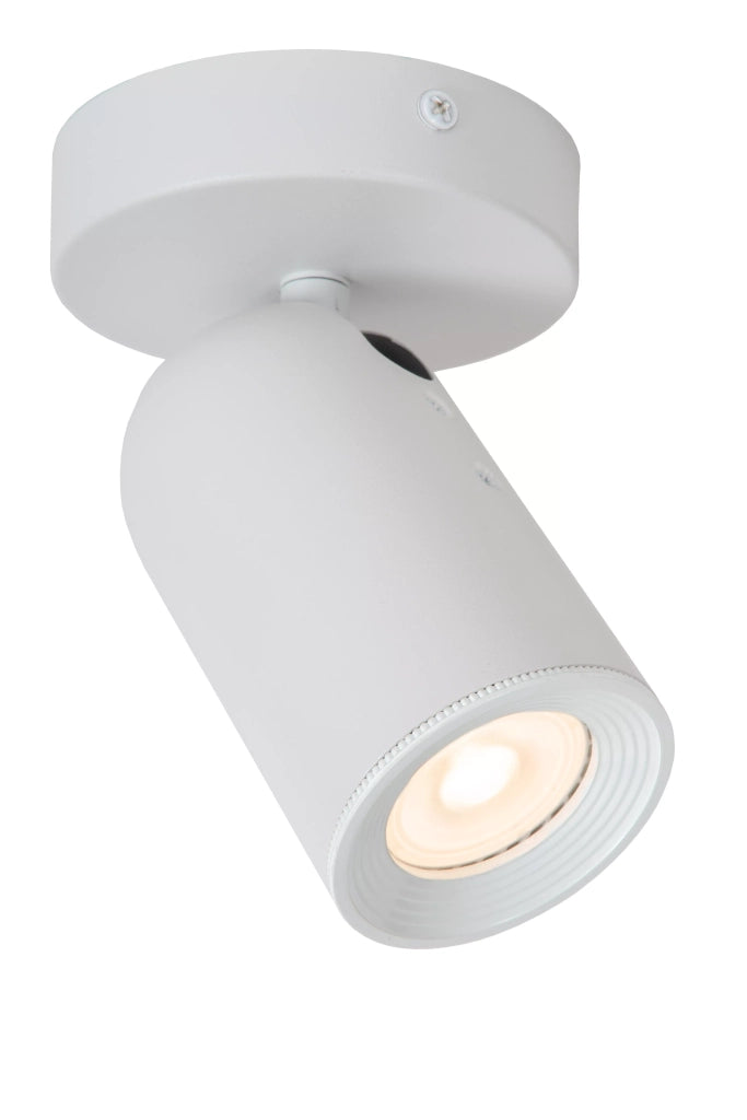 Faretto soffitto orientabile bianco 1xGU10 35W Lucide Punch