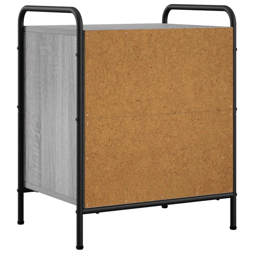 Armadio da Notte Sonoma grigio 48 x 36,5 x 60 cm 8013536