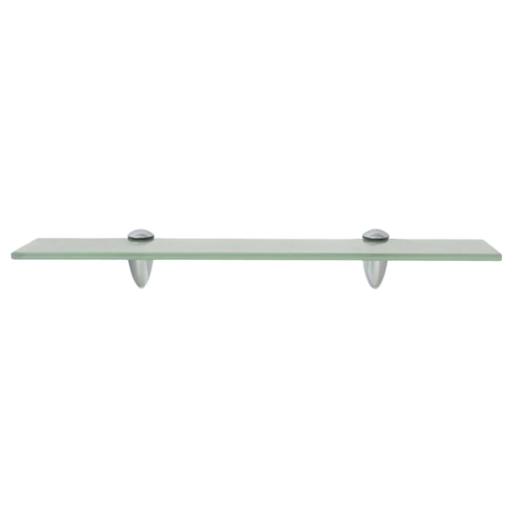 Mensola/armadietto/mobile in vetro da parete 50 x 10 cm spessore 8 mm trasparente 2702137/2
