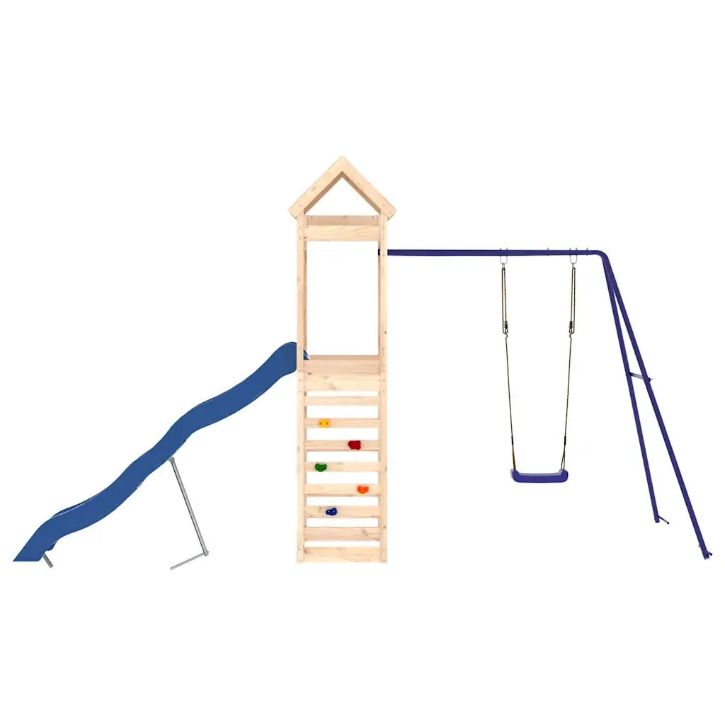 Set da Gioco da Esterno in Legno Massello di Pino 3156973