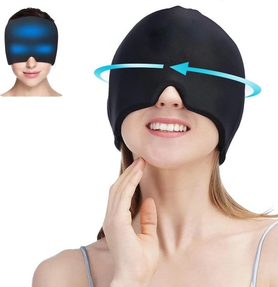 Maschera rinfrescante per la testa - Gel per la testa rilassante - Maschera gel rinfrescante - Maschera rilassante per la testa - Fascia rilassante per la testa