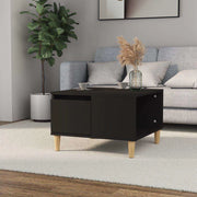 Tavolino da Salotto Nero 55x55x36,5 cm in Legno Multistratocod mxl 97308