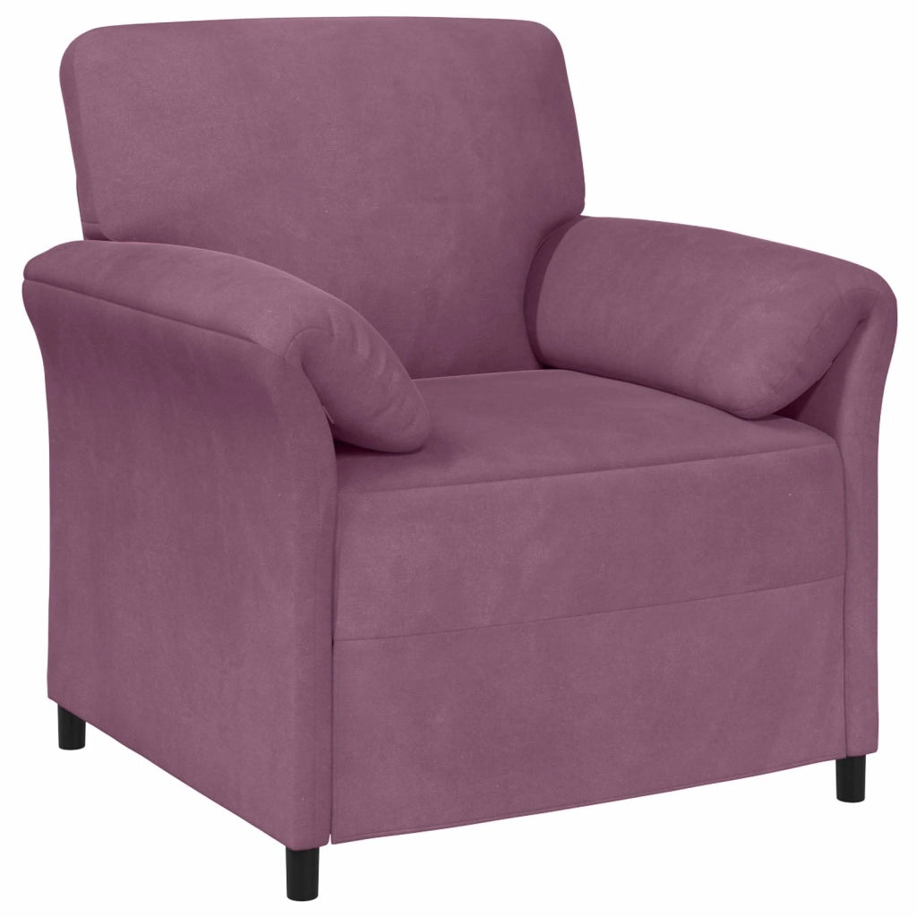 Set di divani 2 pz Viola Velluto 3424898