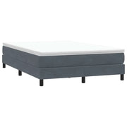 Giroletto Molle senza Materasso Grigio Scuro 160x210 cm Velluto 3315832