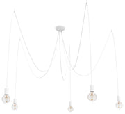Lampadario a sospensione Nowodvorski Spider bianco 5xE27 9744