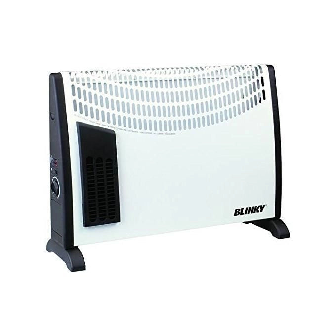 Blinky BK-TC2000-T Turbo Termoconvettore 2000 W 3 Potenze 750 1250 2000 W Termostato Protezione Termica Fissaggio a Muro