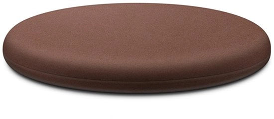 Set di cuscini per sedere - Cuscini rotondi per sedersi - Sedersi comodamente - Impedenza schiuma di supporto - 35cm di diametro - Marrone