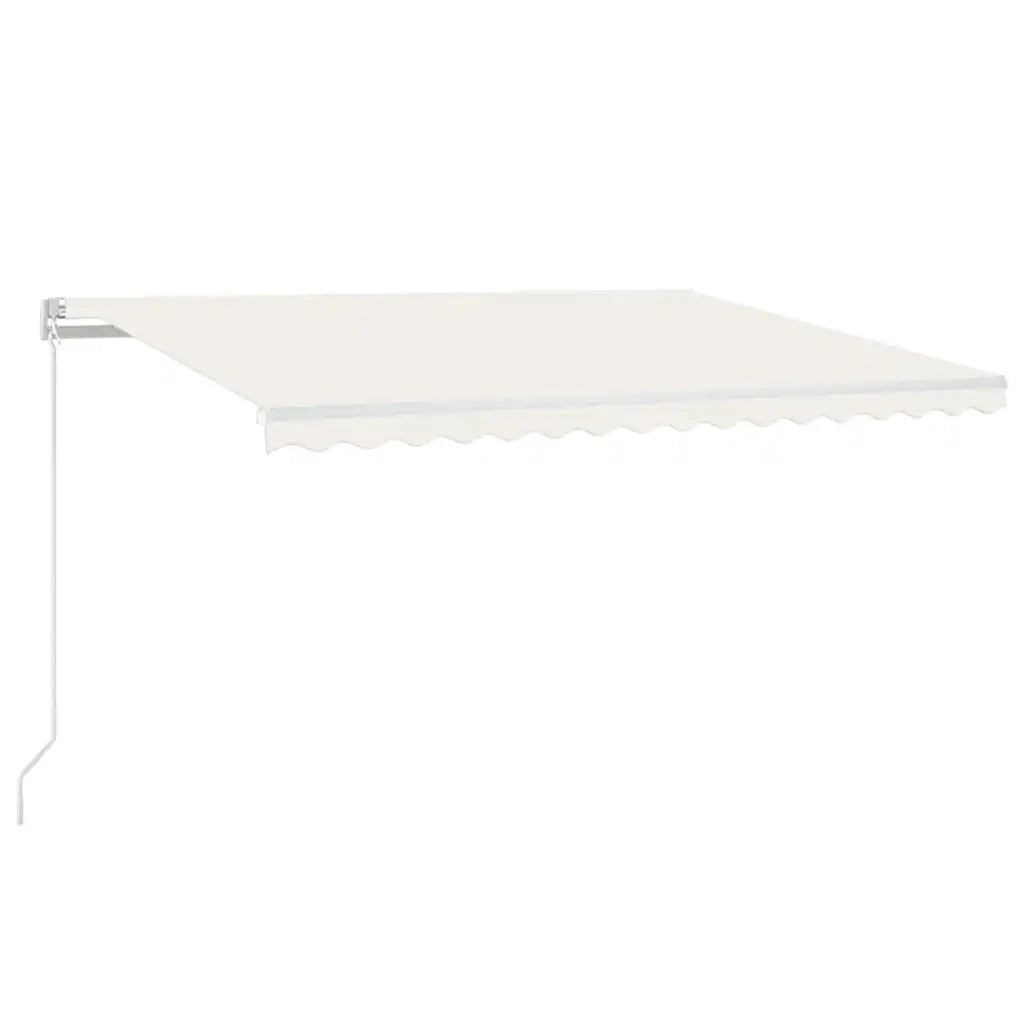 Tenda da Sole Retrattile Automatica 450x300 cm Crema 3068927