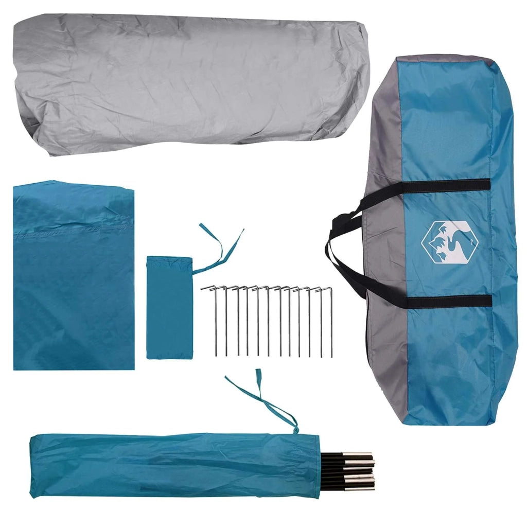 Tenda Istantanea Blu 365 x 280 x 200 cm Poliestere e Acciaio 42028704