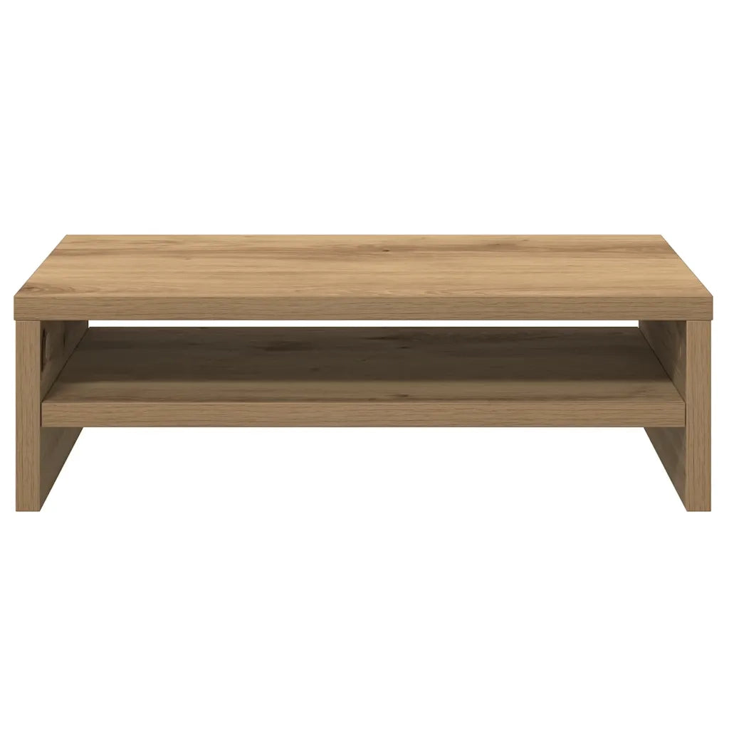 Supporto Monitor Rovere Artigianale 42x24x13 cm Multistrato 855797