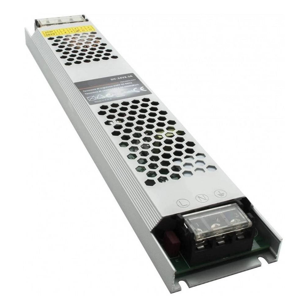 Trade Shop - Alimentatore Stabilizzato 200watt Slim Trasformatore 24v 8.3a 2 Uscite S24v-200w -
