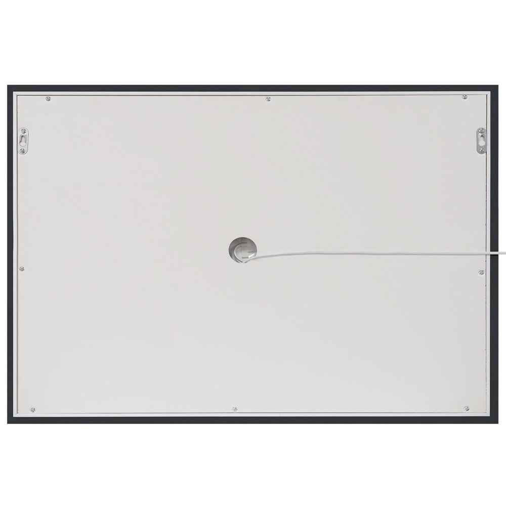 Specchio LED da parete sospeso 60 x 80 cm rettangolare moderno vintage bagno glamour trucco vanità camera da letto