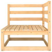 Divano da Giardino a 2 Posti con Cuscini-Sofa da Giardino-Divano da esterno Legno Massello di Pino
