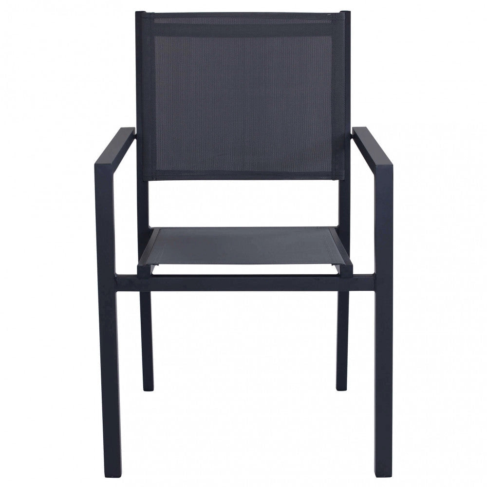 Poltrona Jamaica 55x58x85 h cm in Textilene Antracite