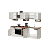 Composizione Cucina moderna 255X60-34X85-71cm - NAUTILUS