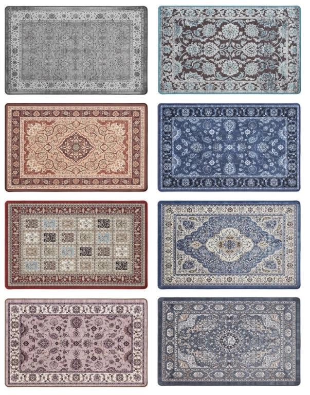 Tappeto Decorativo Arredamento Casa in Ciniglia Baccara' 50 x 80 cm 8 Decori