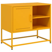 Mobile TV | Armadietto TV | Mobile Porta TV Giallo Senape 68x39x60,5 cm in Acciaio