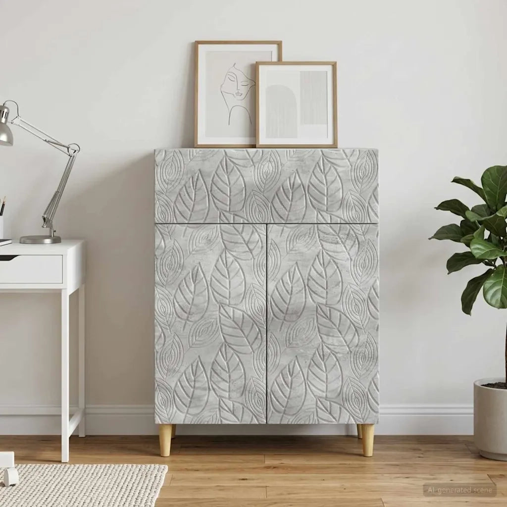 Credenza Grigio Cemento 66 x 34,5 x 90 cm Legno ingegnerizzato 895098