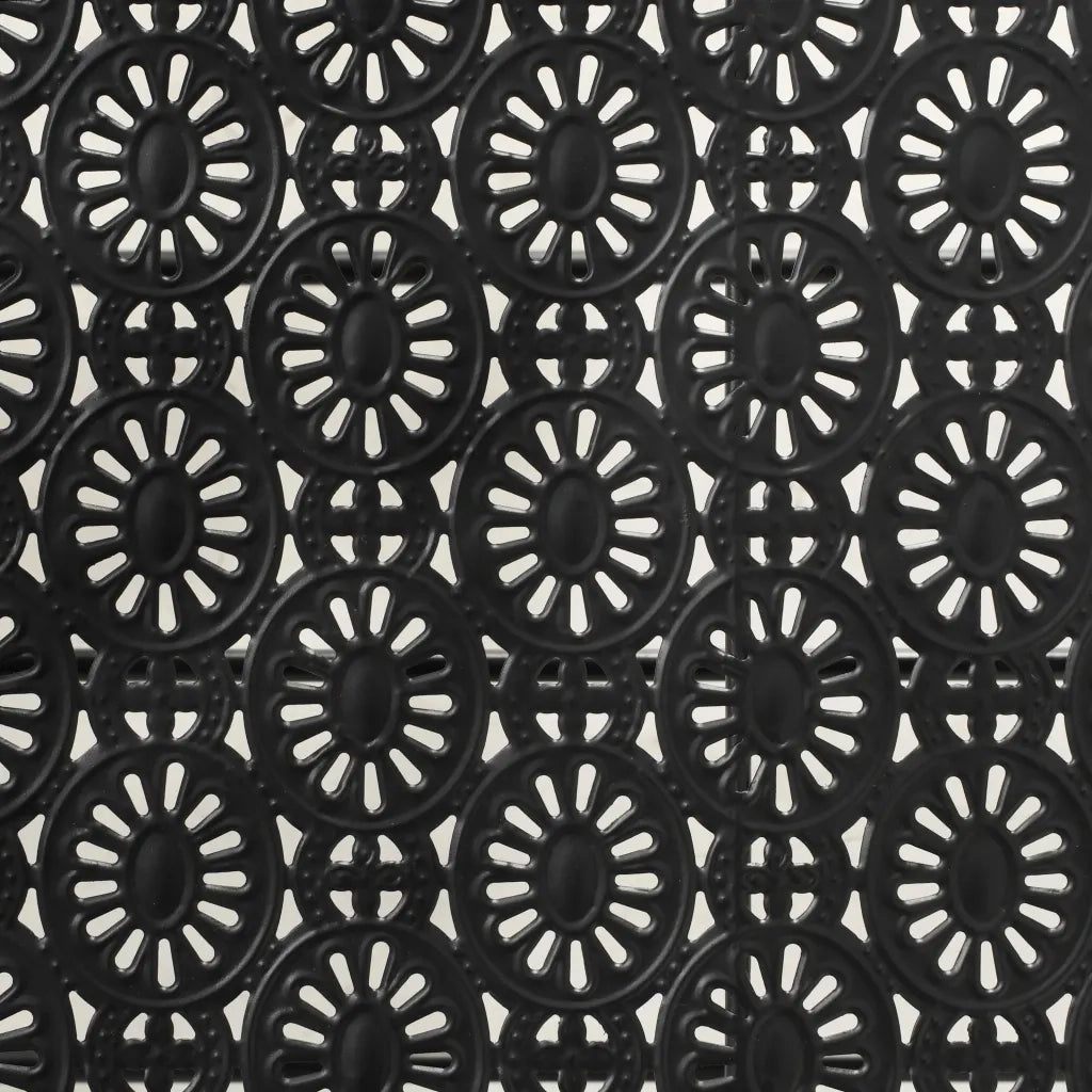 Tavolino da salotto | Tavolino da caff¨¨ | Tavolino da Soggiorno Pieghevole Vintage Metallo 100x50x45cm Nero