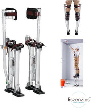 Stelten per lavoro - Peso leggero - Altezza extra elevata 92-127cm - Posizione stabile - Antiscivolo - Resistenti alle sollecitazioni - Inox - Massimo carico 103kg - Disassemblabile - Utilizzabile per pittura - Stucatura - Teatro
