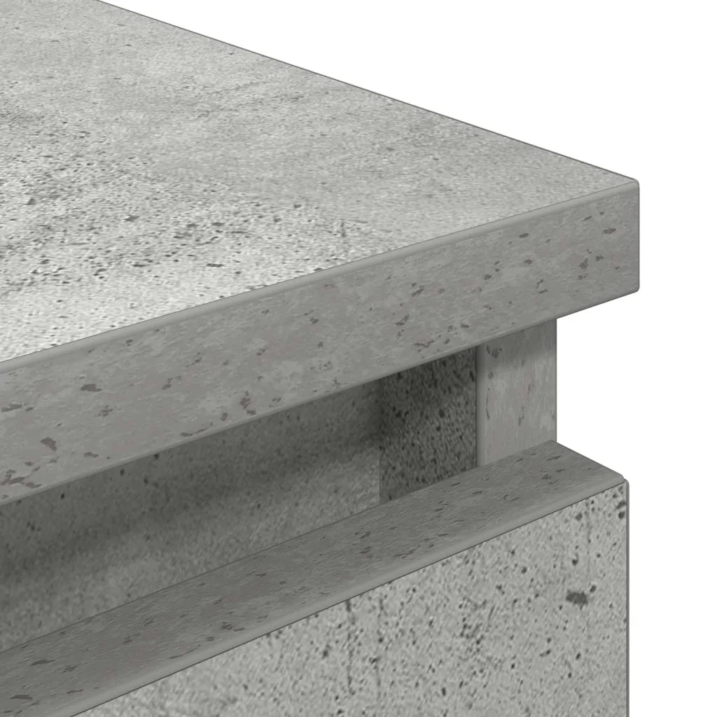 Mobile Porta TV Grigio Cemento 100x35x54 cm Legno Multistrato 861808