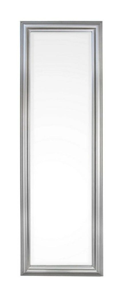 Specchio Sanzio C-C Mat Argento 42X132 - Bizzotto
