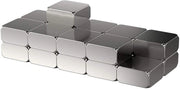 20 pezzi di magnete neodymium potenza - argento - magneti 8x8x4mm extra forti rettangolari - attrazione 0,55 kg - magneti forti super magneti - magneti mini per whiteboard pannello magnetico strisce magnetiche officina