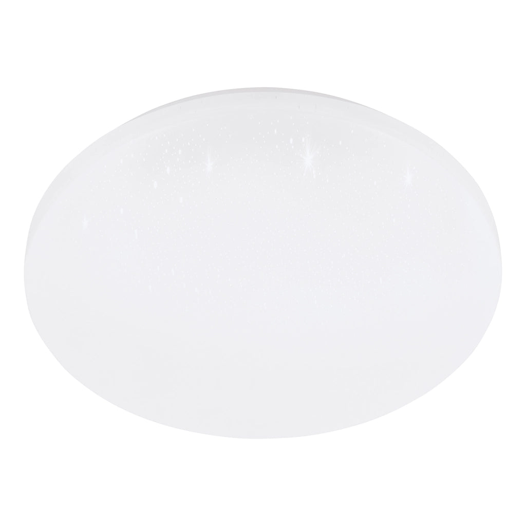 Plafoniera Moderna Frania-S Acciaio Bianco Luce Led Integrato 15W