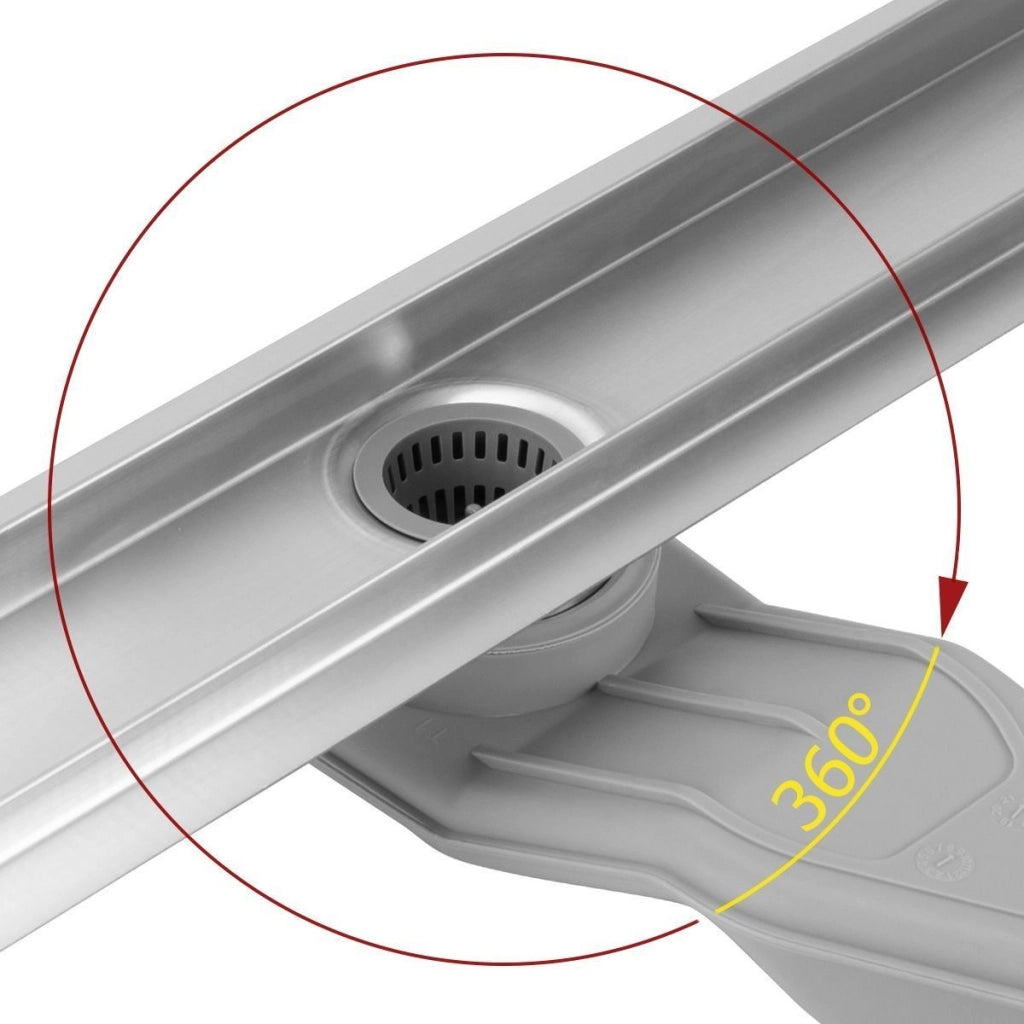 Scarico Lineare Rea Neox Superflow Brush Nickel 80