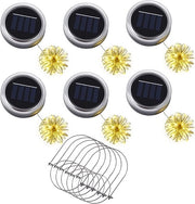 Lanterne LED Sospese in Jarre di Vetro - 6 Pezzi - Impermeabili