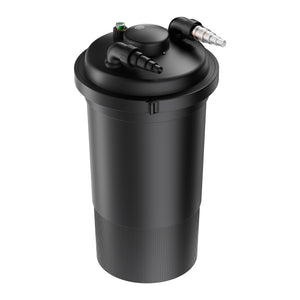 CPF-500 Filtro a pressione con UVC 18 W e chiarificatore per laghetti fino a 30.000l d’acqua