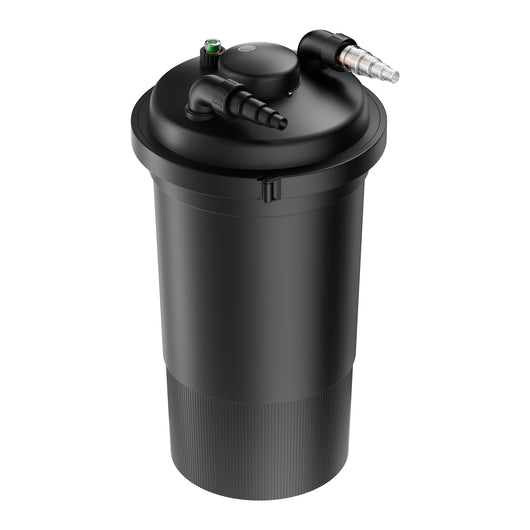 CPF-500 Filtro a pressione con UVC 18 W e chiarificatore per laghetti fino a 30.000l d’acqua
