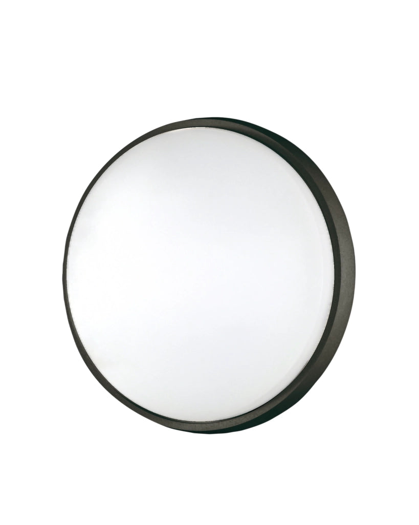 Plafoniera LED Olly in Alluminio e Policarbonato Nero 23W 2700lm 3000K IP54 Lampada da Soffitto Design Moderno Codice Prodotto 3315-61-101