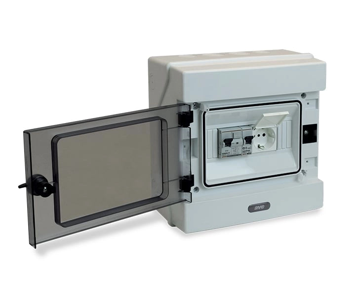 Quadro Elettrico IP65 da Parete 12 Moduli DIN