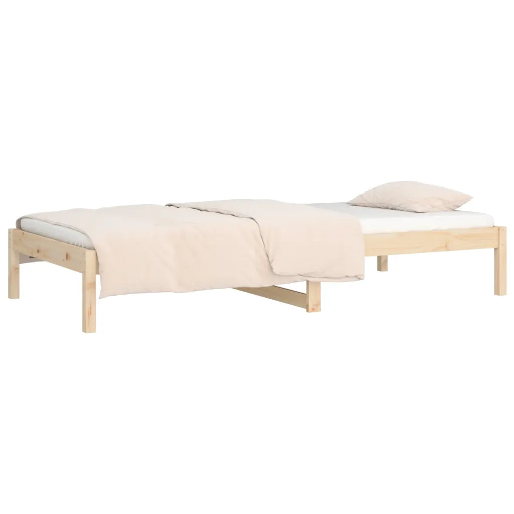 Dormeuse 90x190 cm 3FT Single in Legno Massello di Pino cod mxl 64228