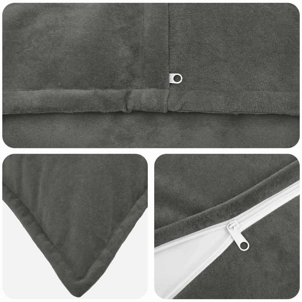 Federa HOUTEN Antracite 40 x 145 cm Fleece in microfibra 917256